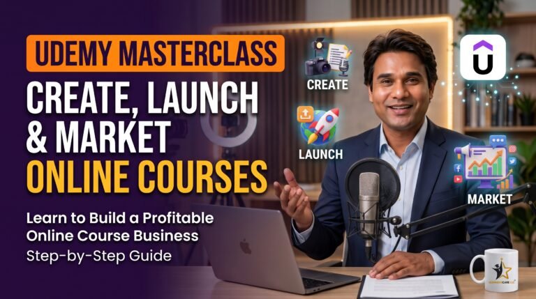 Udemy Masterclass: Create, Launch and Market Online Courses